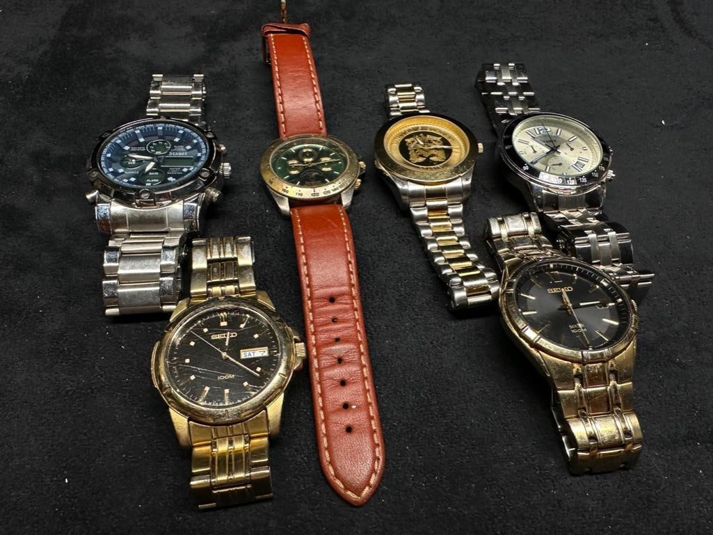 Lot of 6 Vintage Quartz Watches (1 of 6)