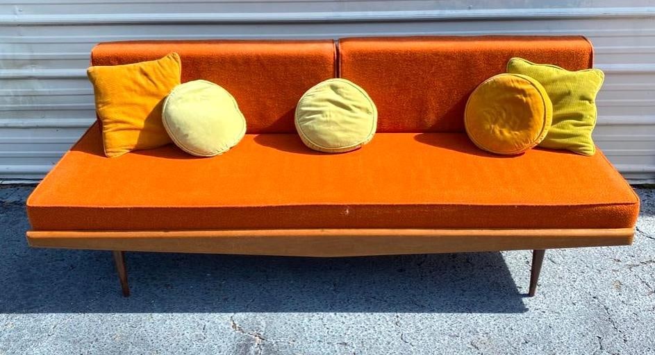 Mid-Century Walnut Daybed (1 of 9)