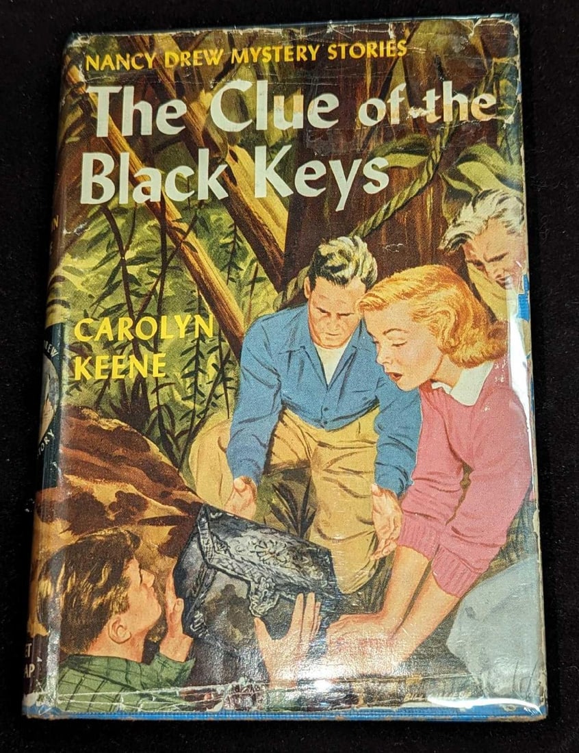 Nancy Drew 28 "the Clue Of The Black Keys" 1951 Dust Jacket First