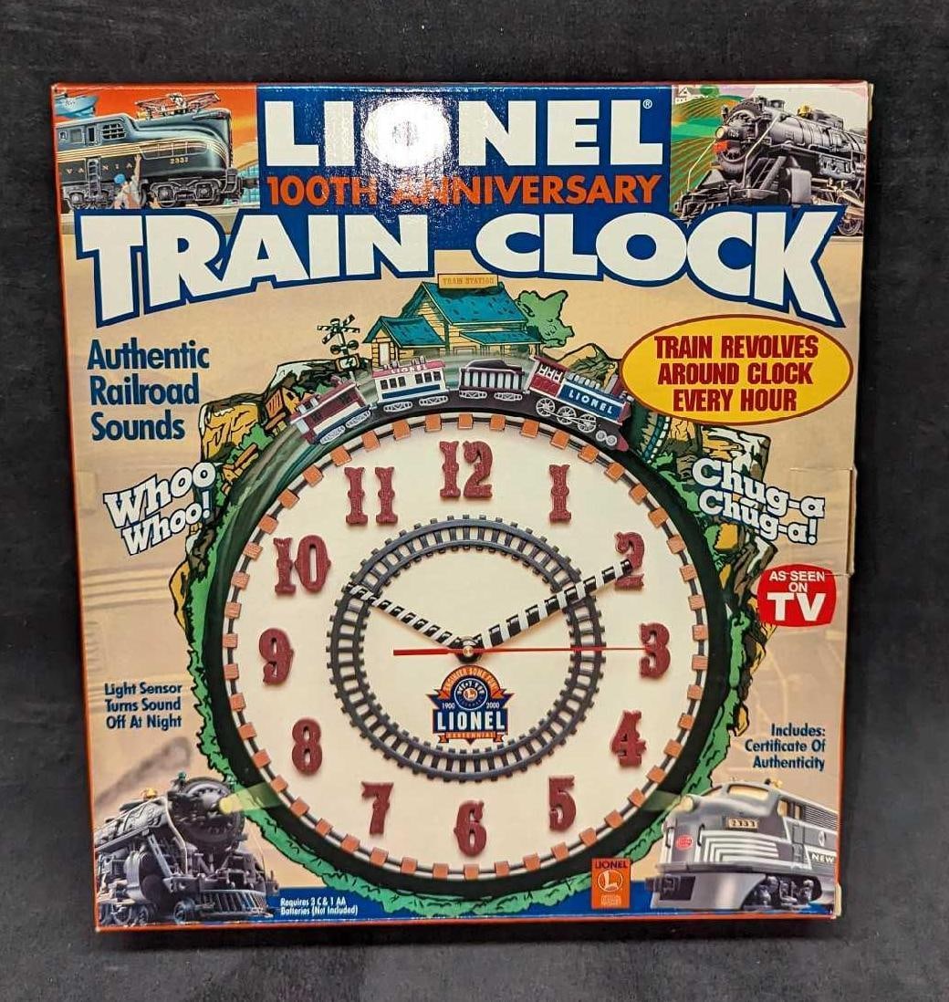 Lionel Train Wall Clock 100th Anniversary Edition B (1 of 6)