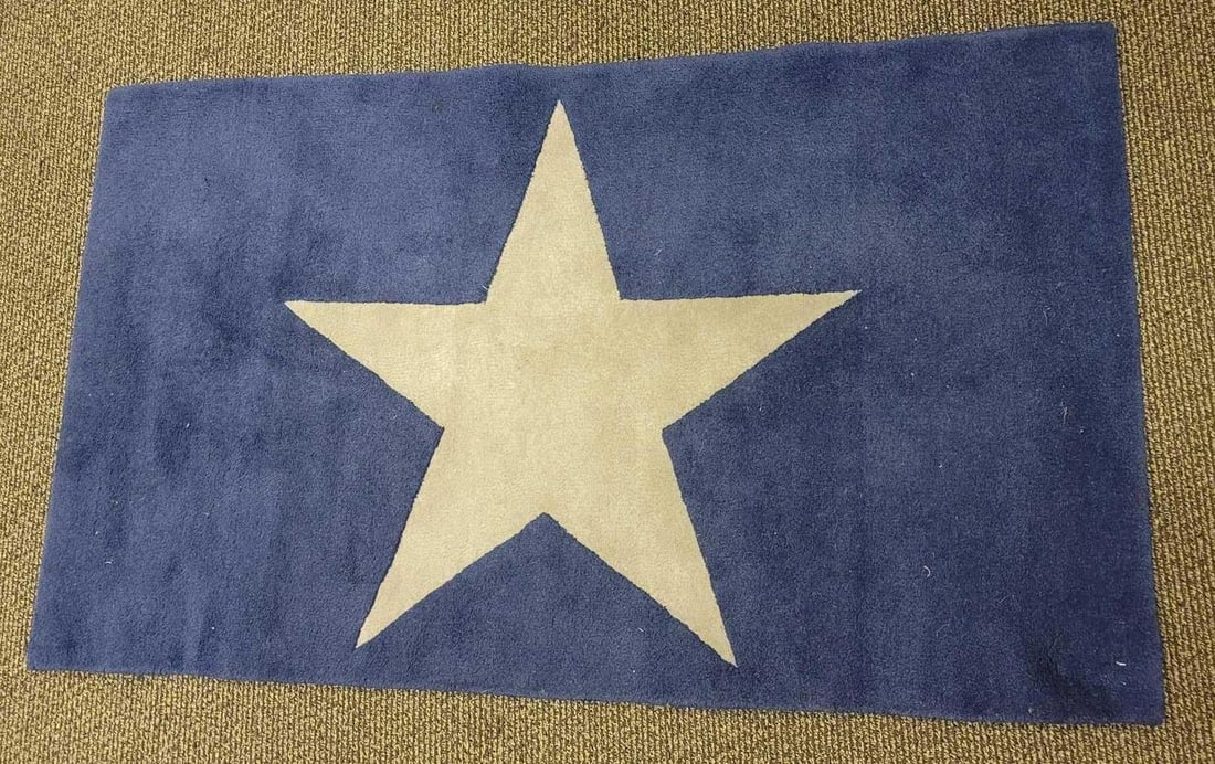 Pottery Barn Kids Dallas Cowboy Wool Rug (1 of 5)