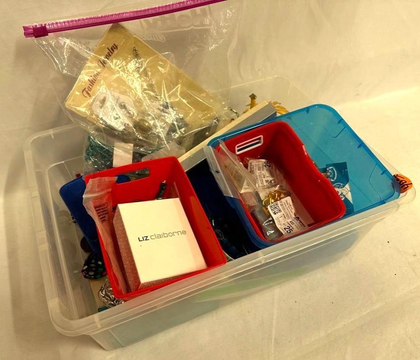 Bin of Jewelry & Jewelry-Making Supplies (1 of 5)