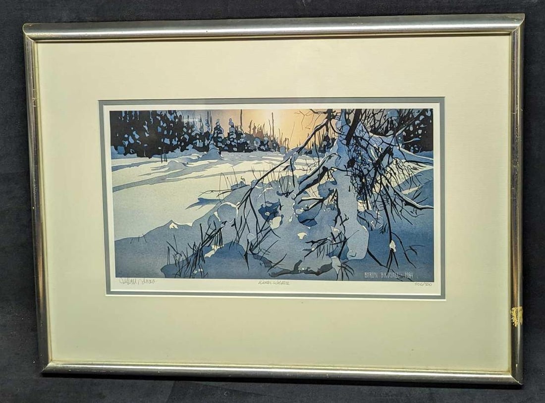 Framed S&N Byron Birdsall Winter Solstice Print #500 (1 of 8)