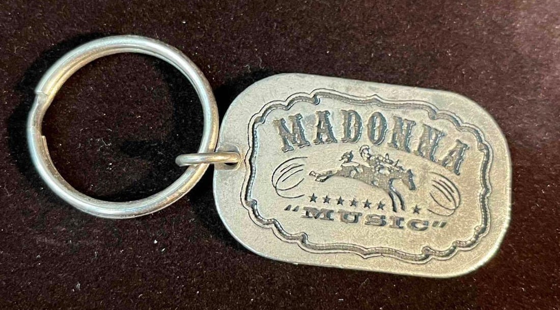 Madonna Music Album KeyChain 2001 Drowned World Tour (1 of 4)