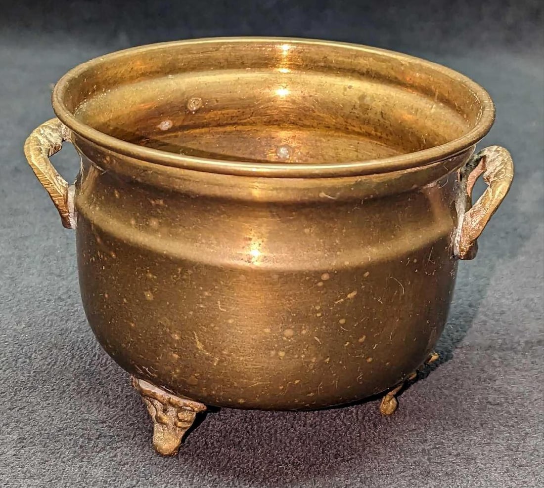 Vintage Brass Planter Pot (1 of 7)