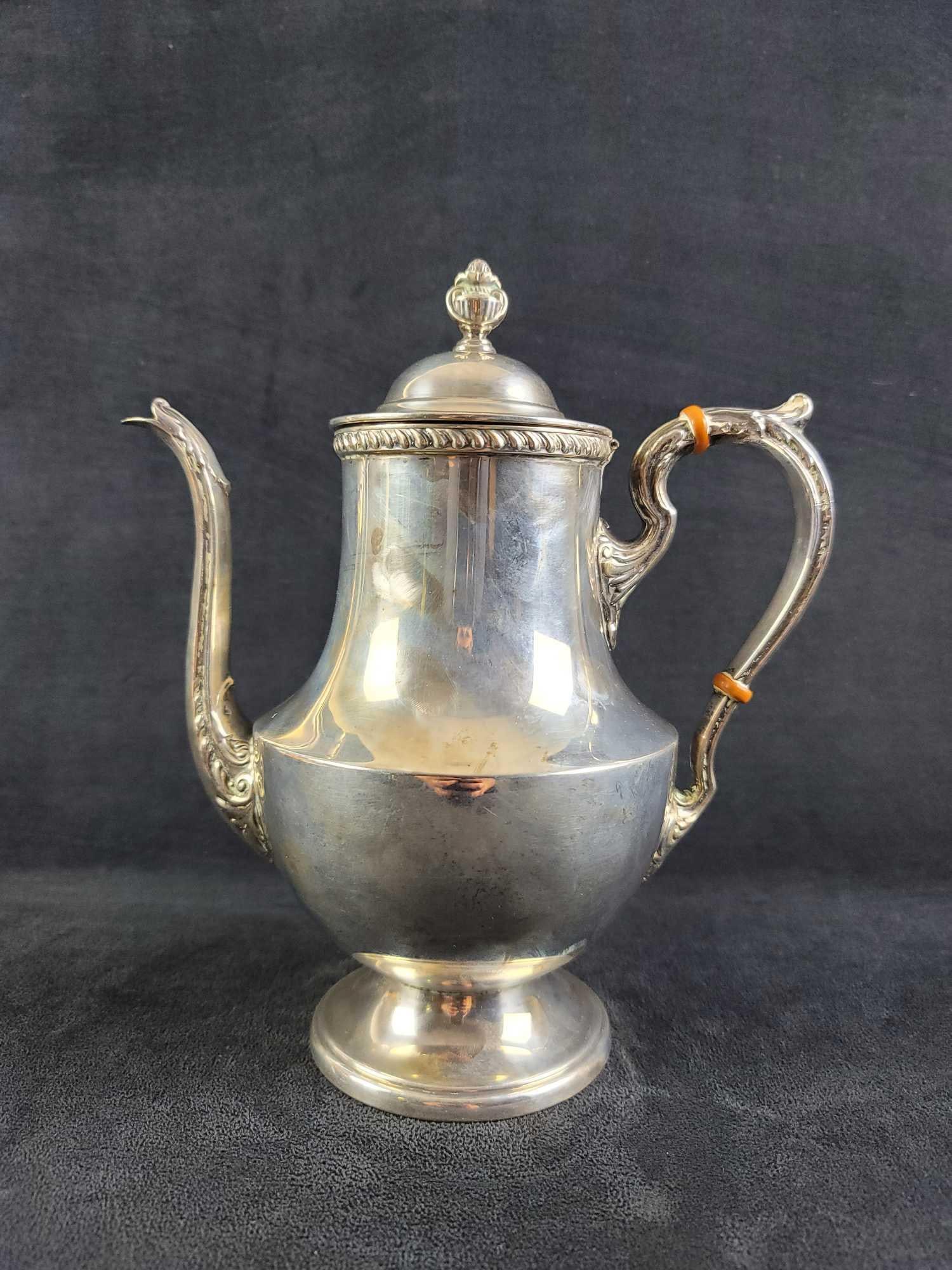 Antique Sterling by Poole 1027 Georgian Coffee Pot (1 of 14)