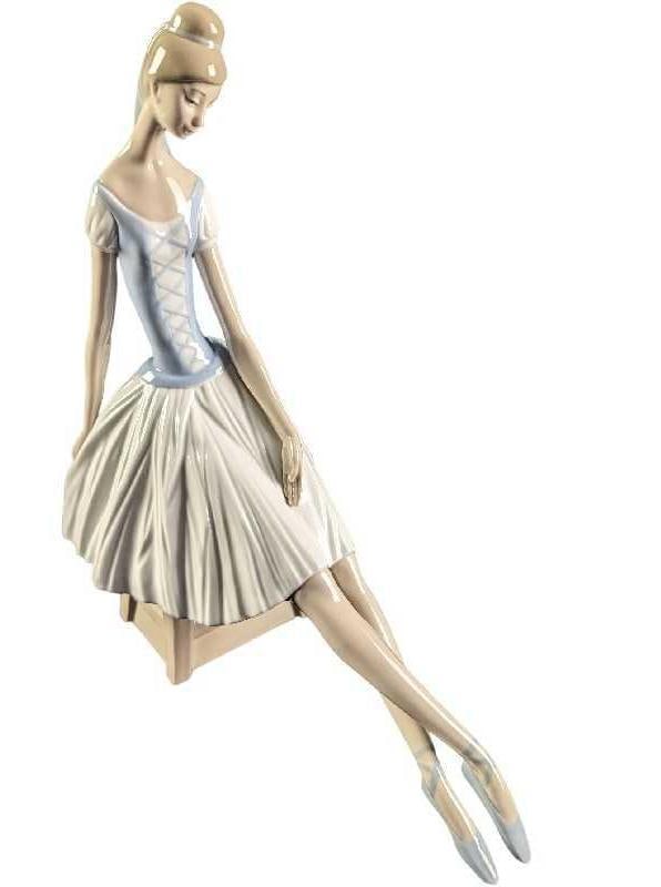 Retired Lladro NAO Salvador Furio Ballerina Figurine: This porcelain figurine was designed by Salvador Furio and released in the 1980s. This figurine is approx 12" x 6" x 14" and it weighs 3.33lb. The figurine is in a good, vintage condition