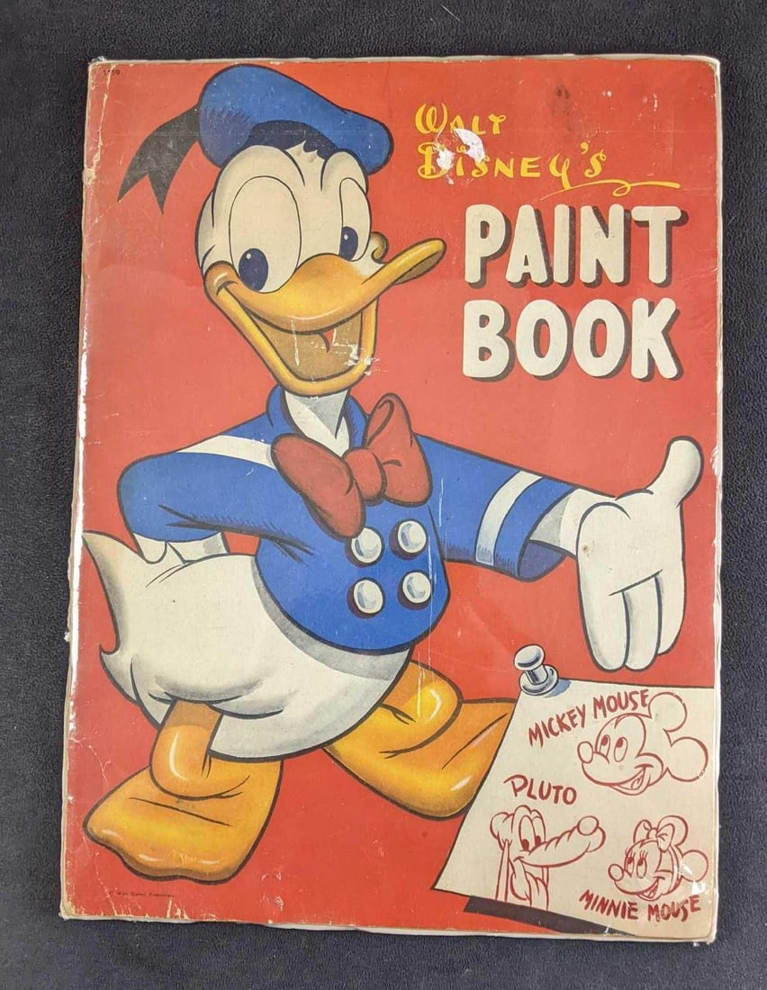 Vintage Donald Duck an Character Paint Book (1 of 6)