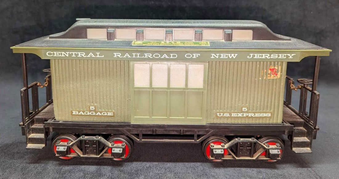 Vintage Jim Beam's Baggage Car Porcelain Decanter (1 of 9)