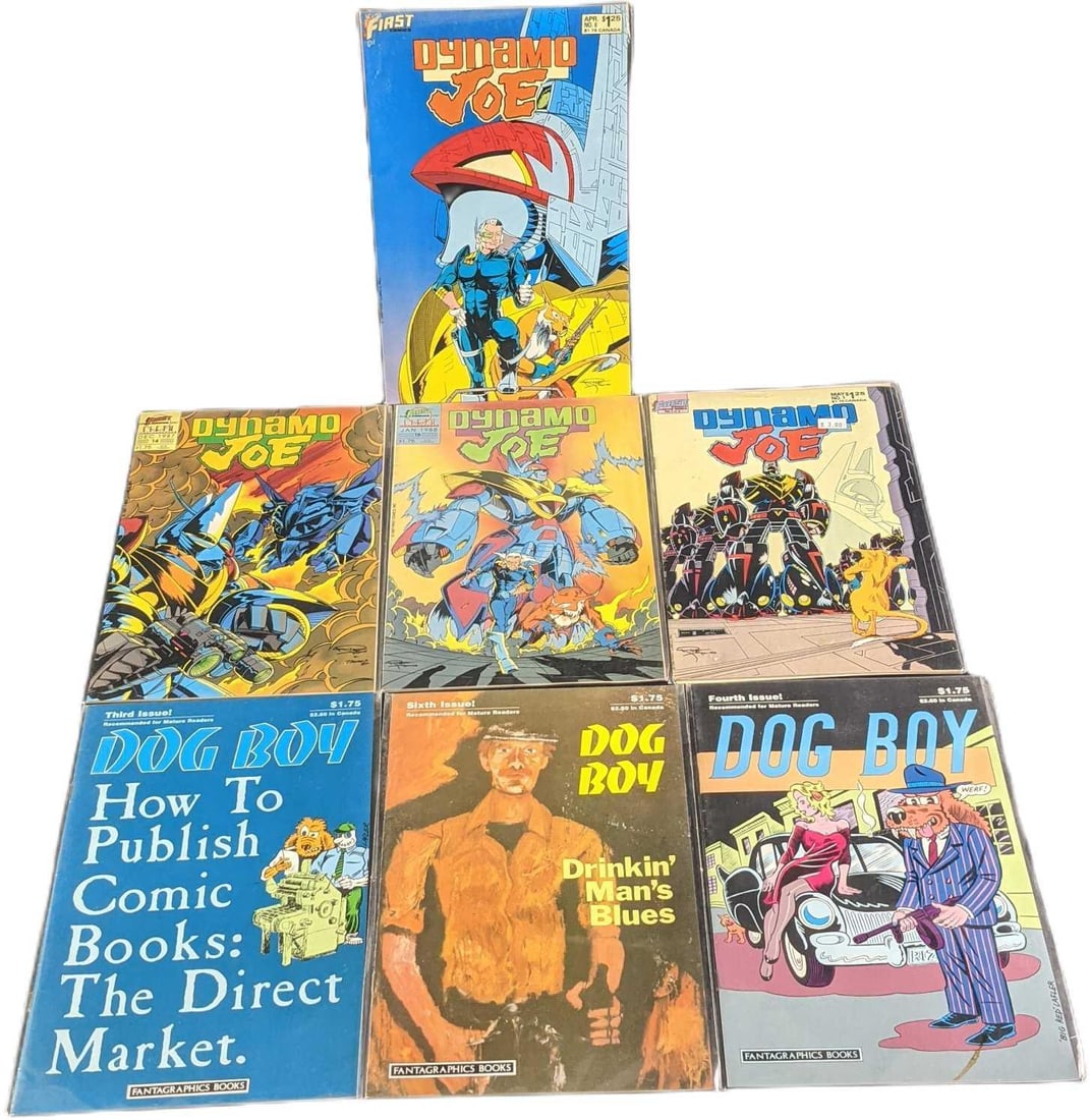 Indy Comic Books Dog Boy & Dynamo Joe (1 of 7)