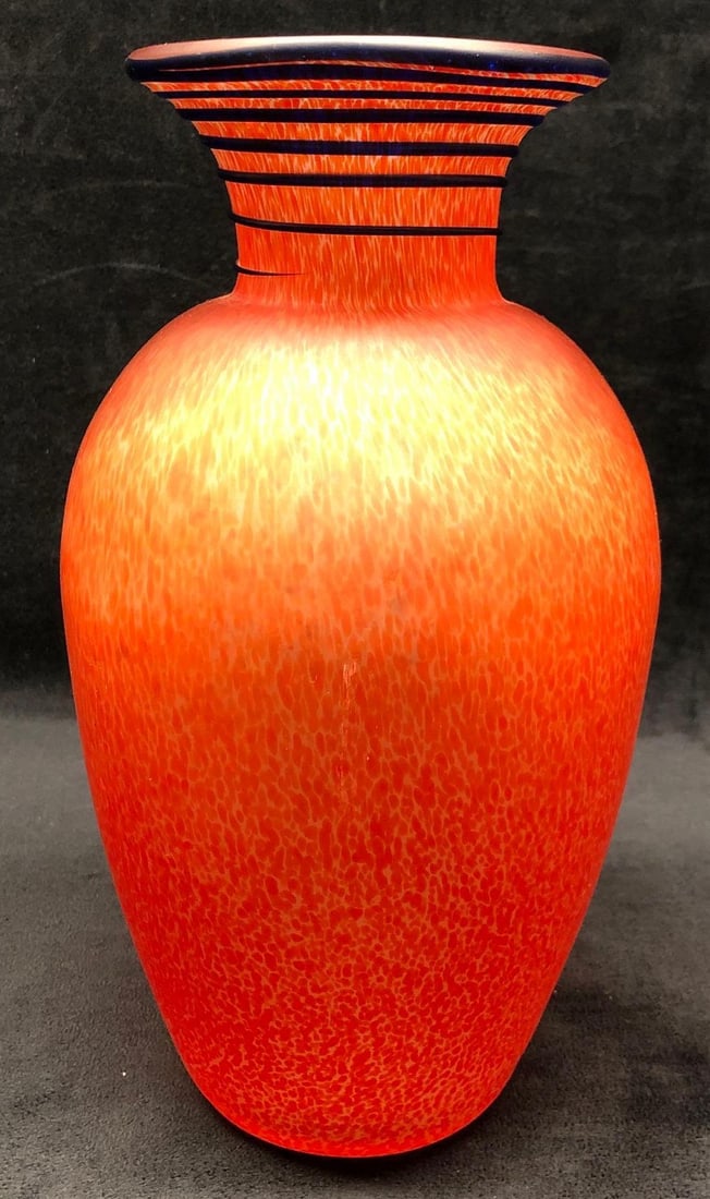 Vintage Badash Lafiore Style Blown Glass Vase (1 of 6)