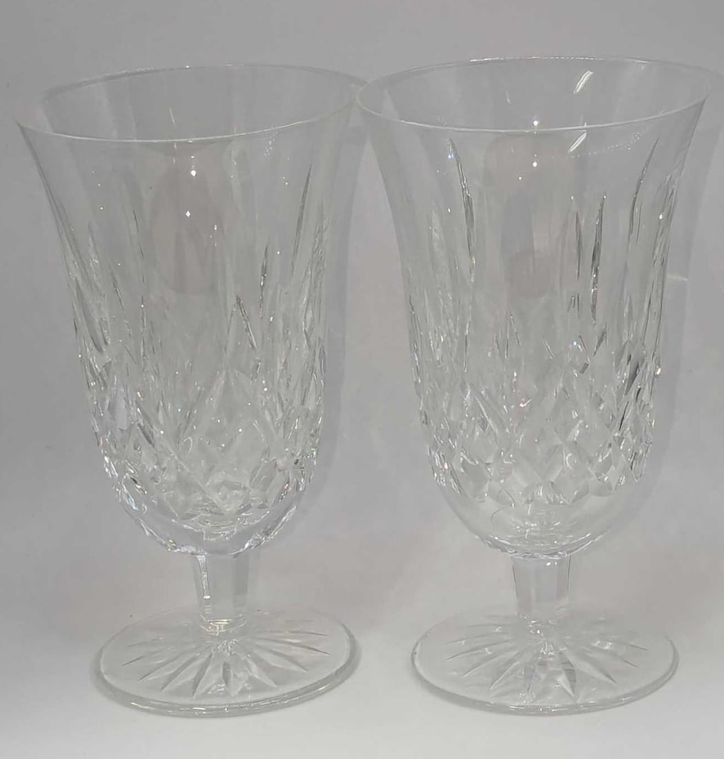 2 Waterford Crystal Lismore Ice Tea Glasses A (1 of 8)