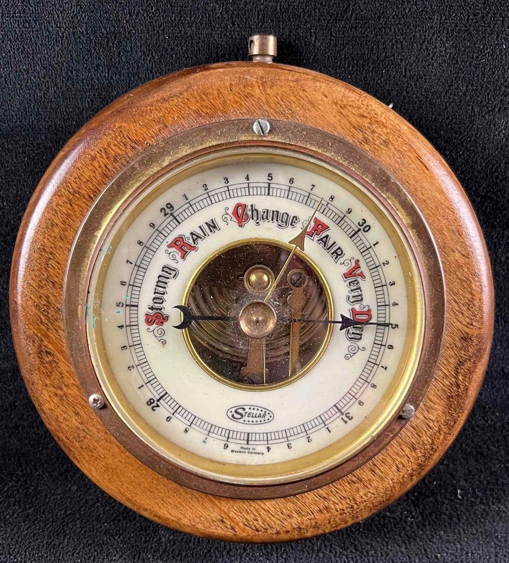 Vintage Stellar Barometer made in Germany (1 of 6)