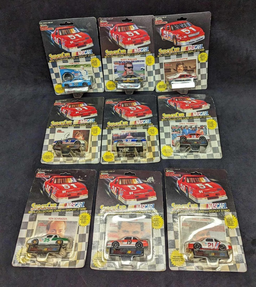 9 NASCAR Racing Champions Die Cast Racing Cars (1 of 5)