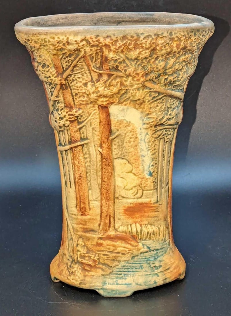 Weller Pottery Forest Landscape Art Deco 7" Vase K73 (1 of 7)