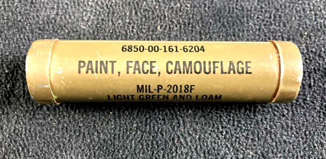 U.S. Army Camouflage Paint Circa 1990's: This lot includes: (1) U.S. Army Camouflage Paint Circa 1990's Condition is used and see photographs for additional details. The camouflage paint has never been used, but th
