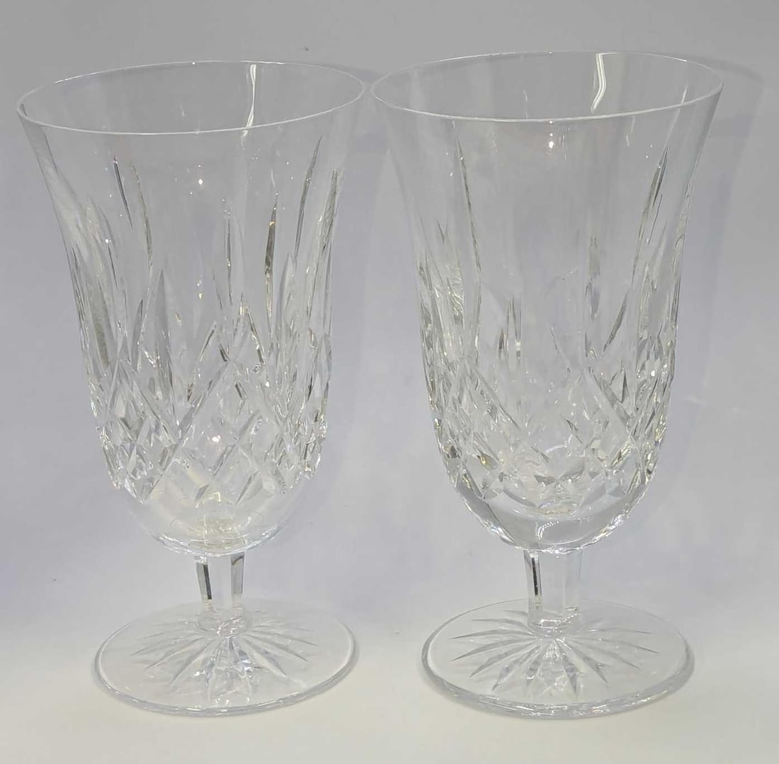 2 Waterford Crystal Lismore Ice Tea Glasses B (1 of 7)