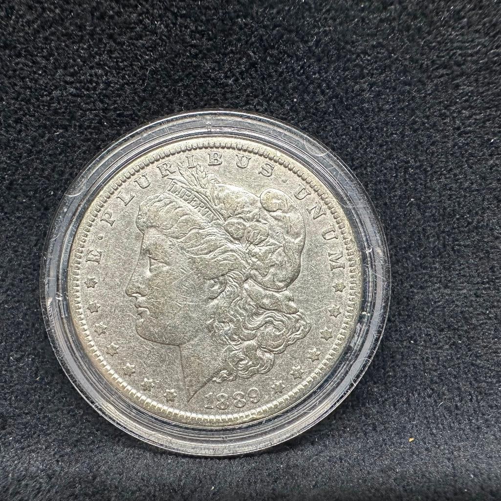 1889 P Morgan Silver Dollar (1 of 2)