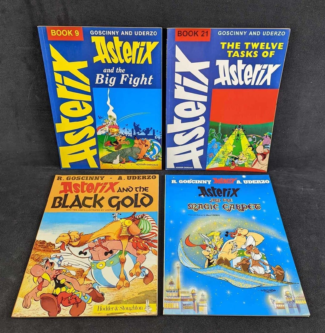 4 Paperback The Adventures of Asterix Comic Books (1 of 8)