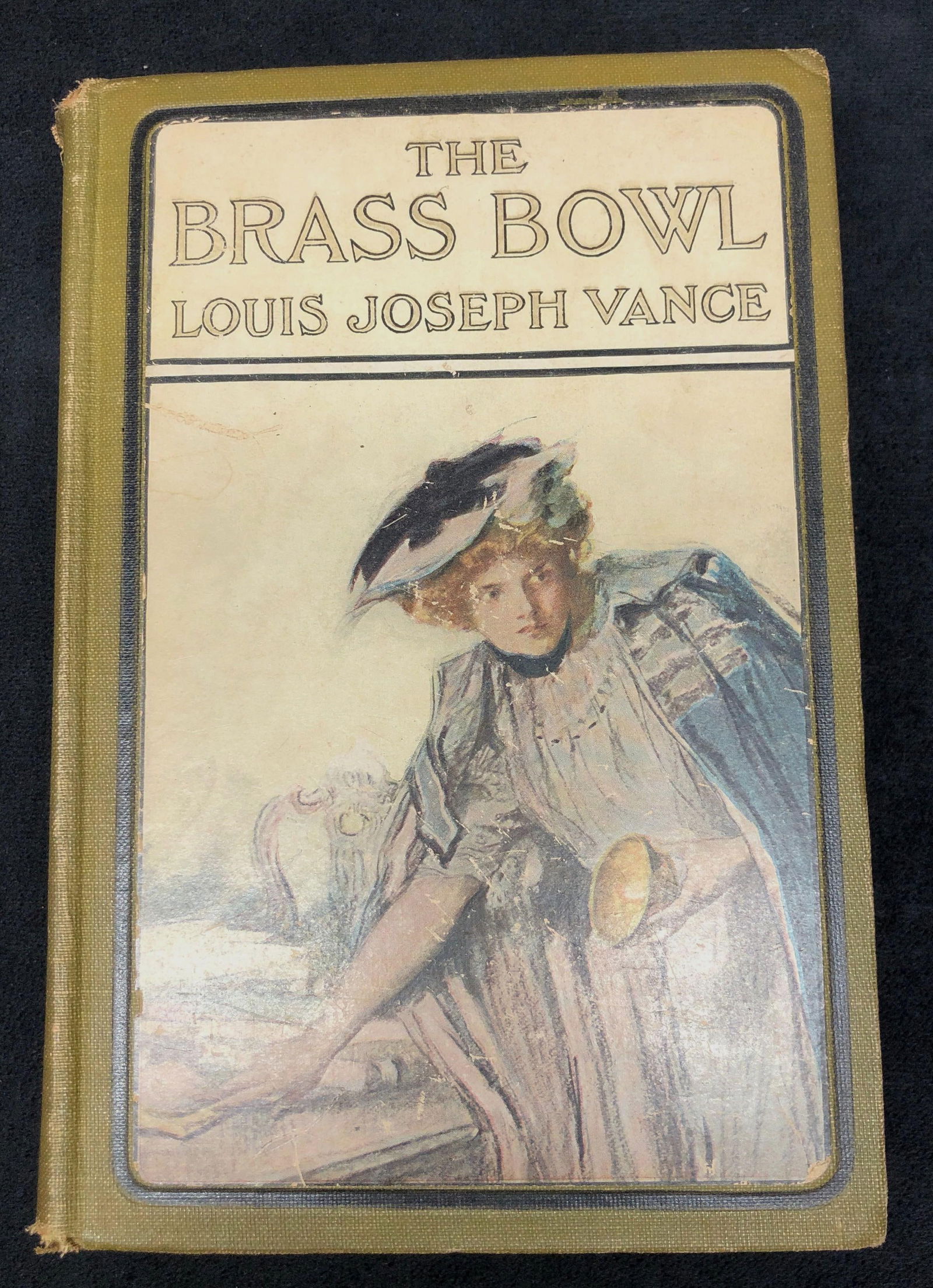 "The Brass Bowl" by Louis Joseph Vance - 1st Edition - Antique Hardcover (1 of 8)
