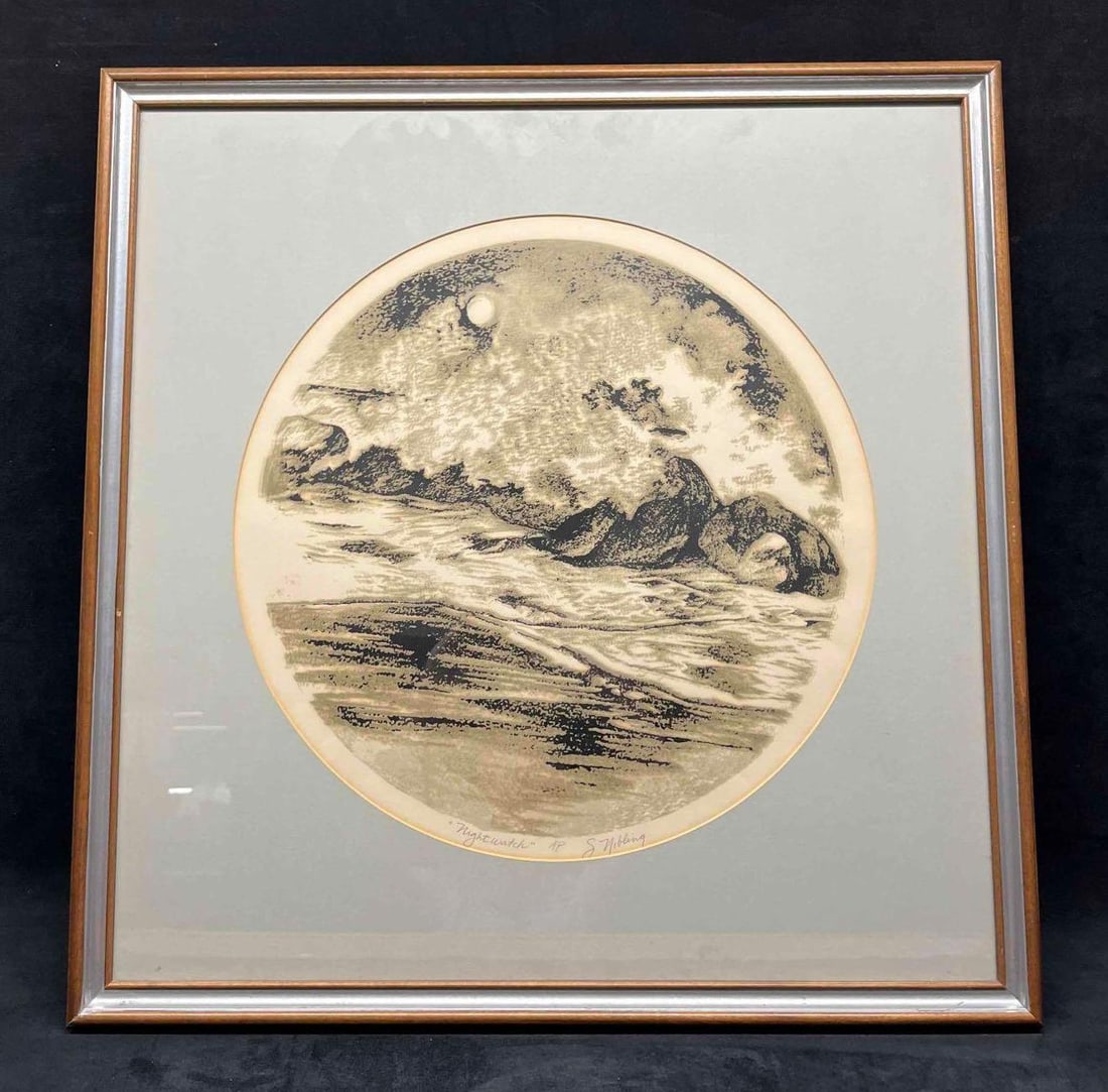 Framed Artist Proof "Night Watch" Signed S. Nibling (1 of 9)