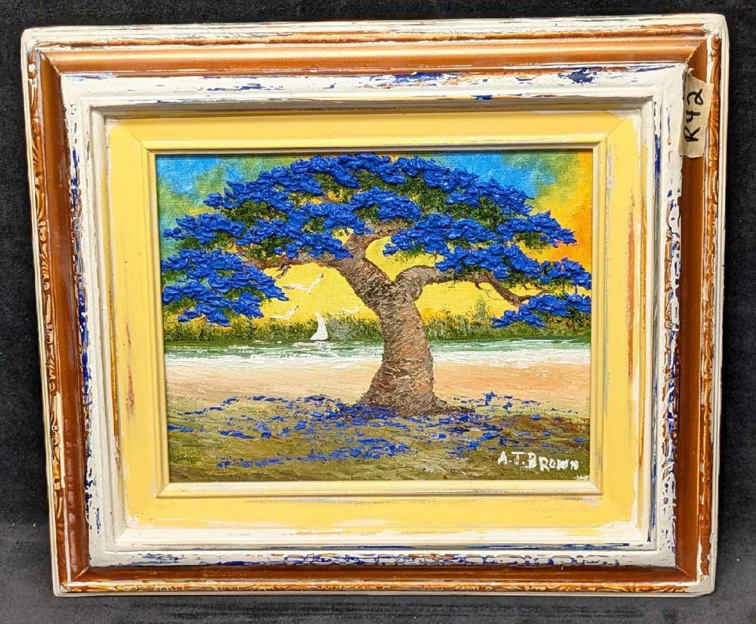 A J Brown 2nd Generation Highwaymen Original Oil On Canvas R42 (1 of 8)