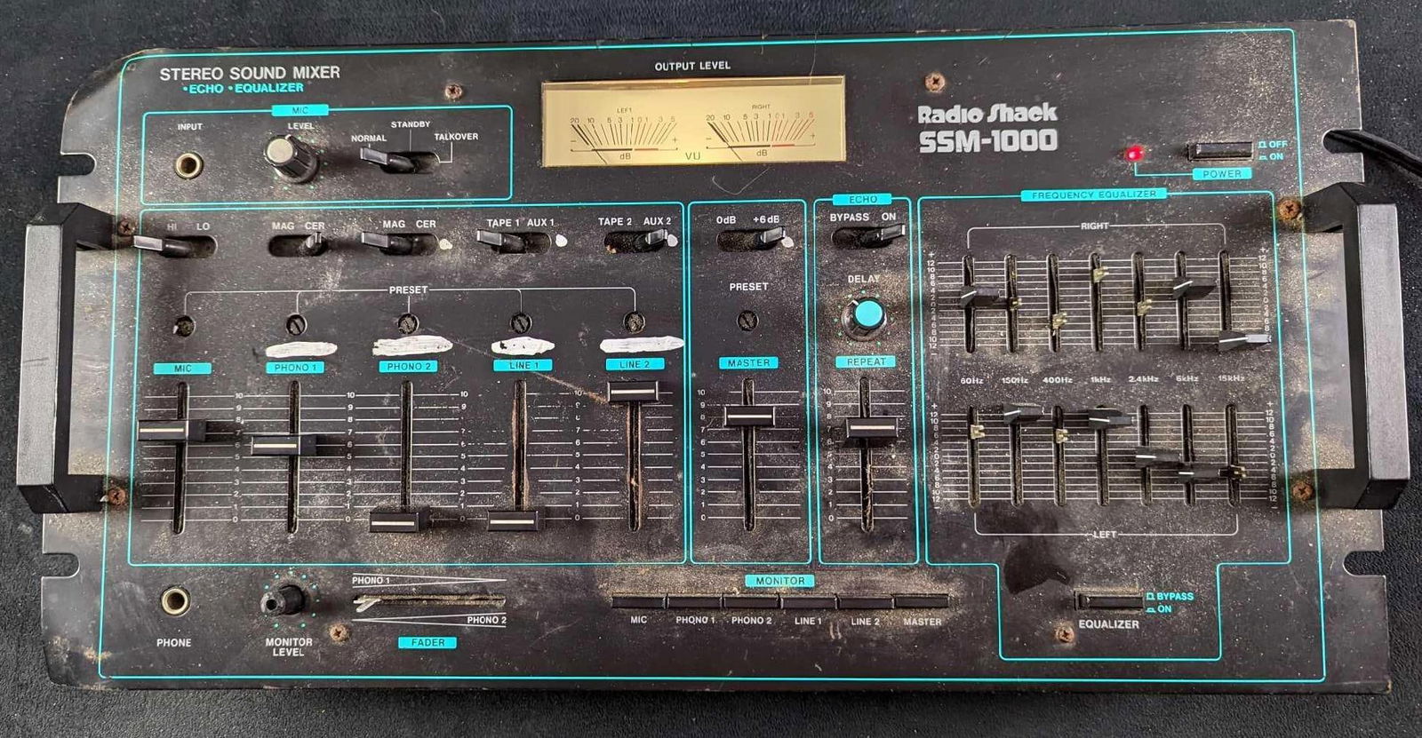 Radio Shack SSM-1000 Audio Mixer With Echo (1 of 8)