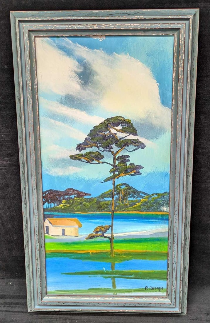 Highwaymen Rodney Demps Original Oil On Panel Cypress House R42 (1 of 8)