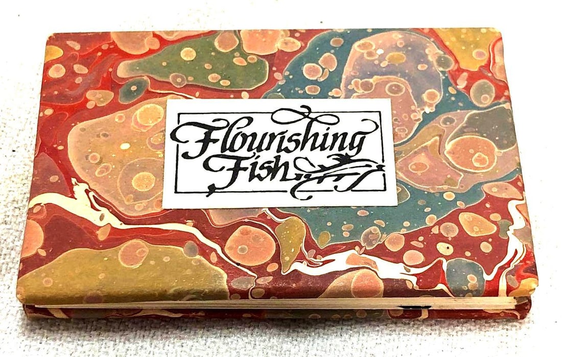 "Flourishing Fish" Mini Art Portfolio -Signed 1986 (1 of 4)