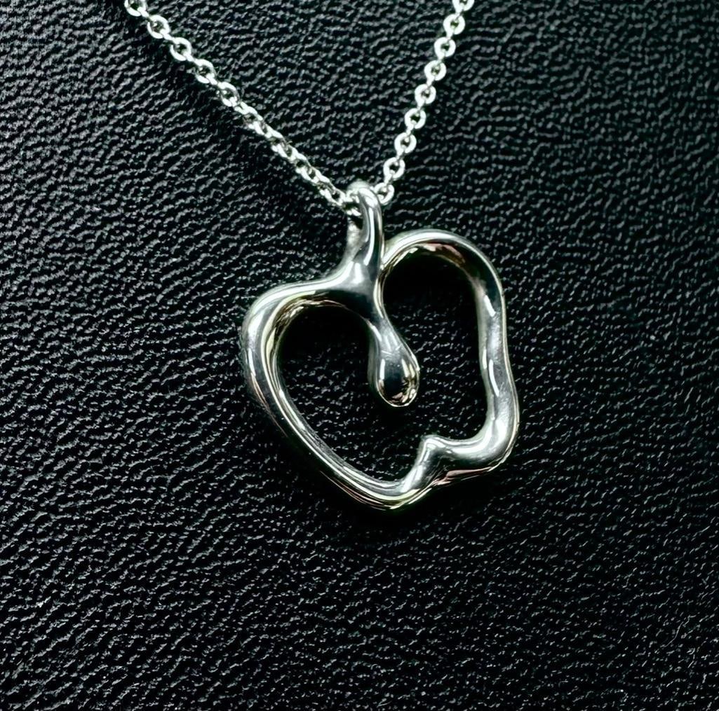 Tiffany & Co. Elsa Peretti Sterling Apple Pendant (1 of 4)