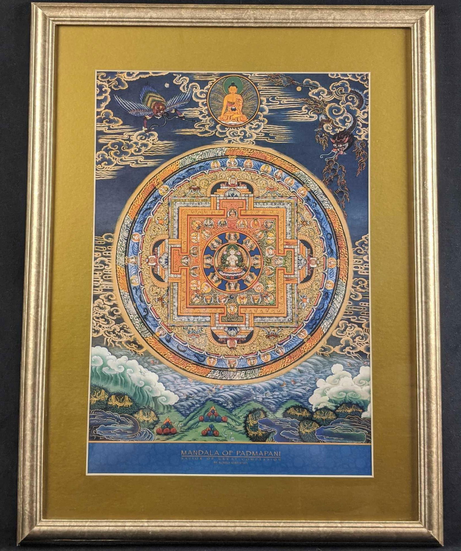 Framed Mandala of Padmapani (1 of 10)