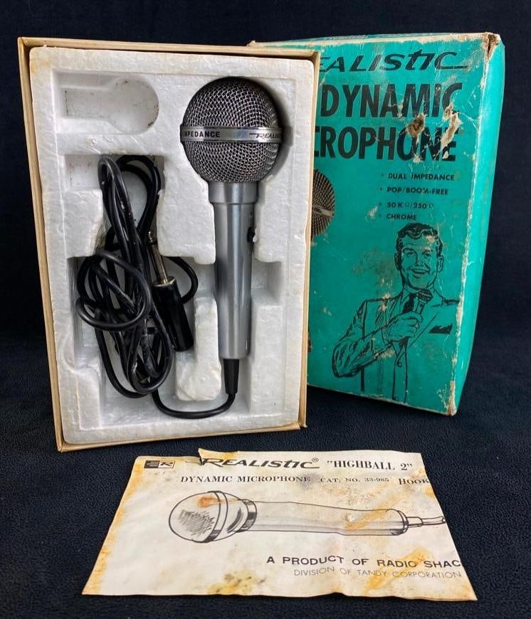 Realistic Highball 2 Vintage Dynamic Microphone (1 of 6)