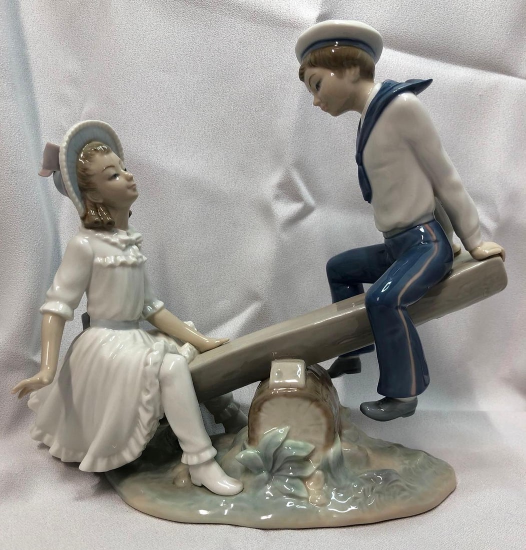1974 Lladro 1255 Seesaw (Sailor Boy) (1 of 5)