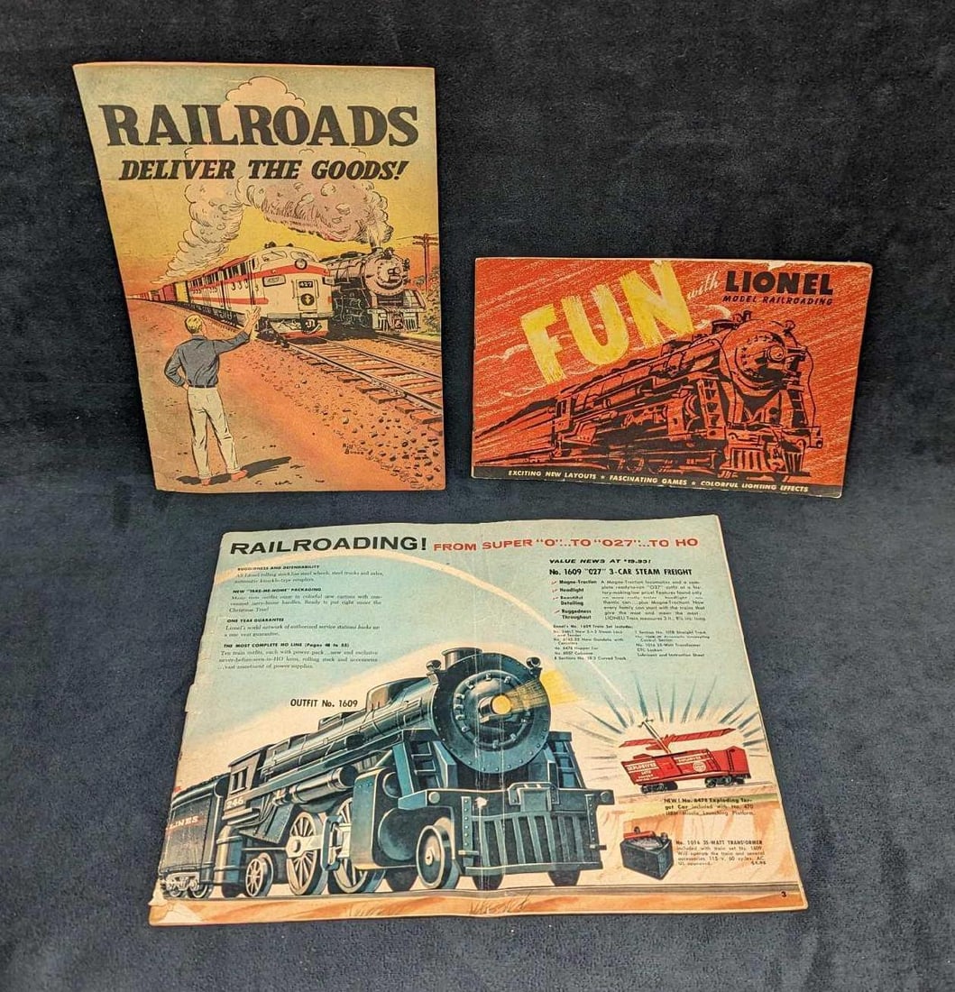 Vintage Lionel Model Railroading Catalog & Railroads Comics (1 of 7)