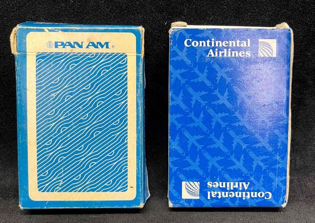 Vintage Pan Am & Continental Airlines Playing Cards (1 of 8)