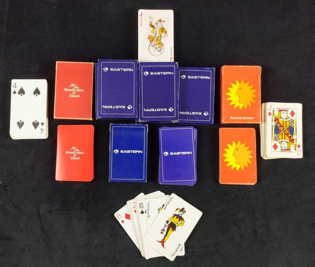 Vintage Airline Playing Cards Eastern National United (1 of 6)