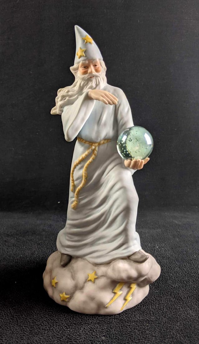 Porcelain Merlin Wizard Figure Factory Sealed (1 of 5)