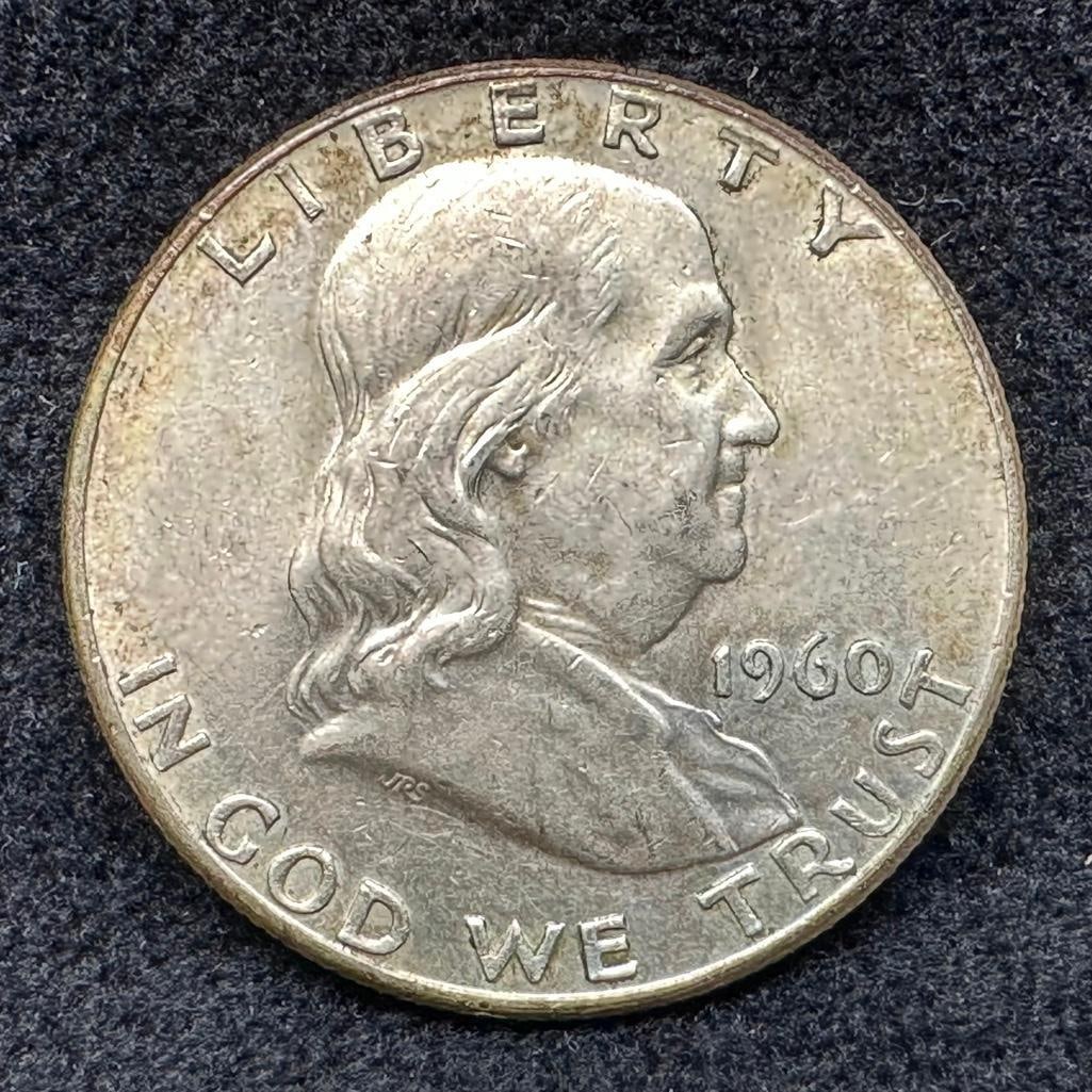 1960 P Franklin Silver Half-Dollar (1 of 2)