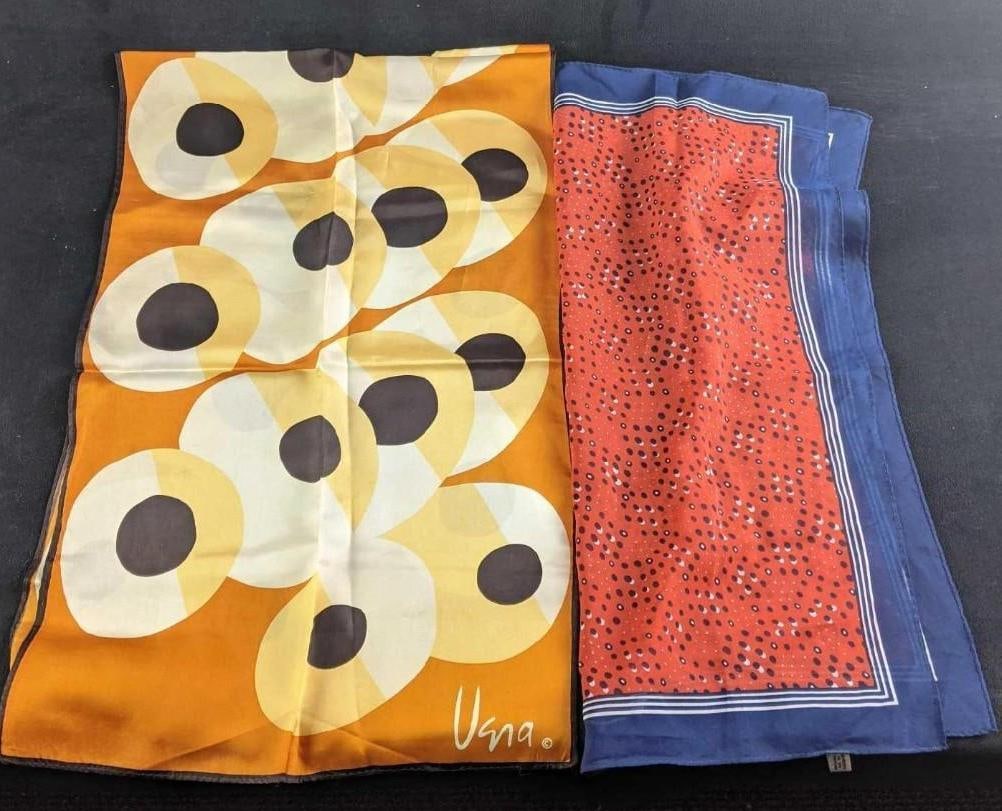 Vintage Scarves Vera Brand Scarf and Small Scarf (1 of 6)