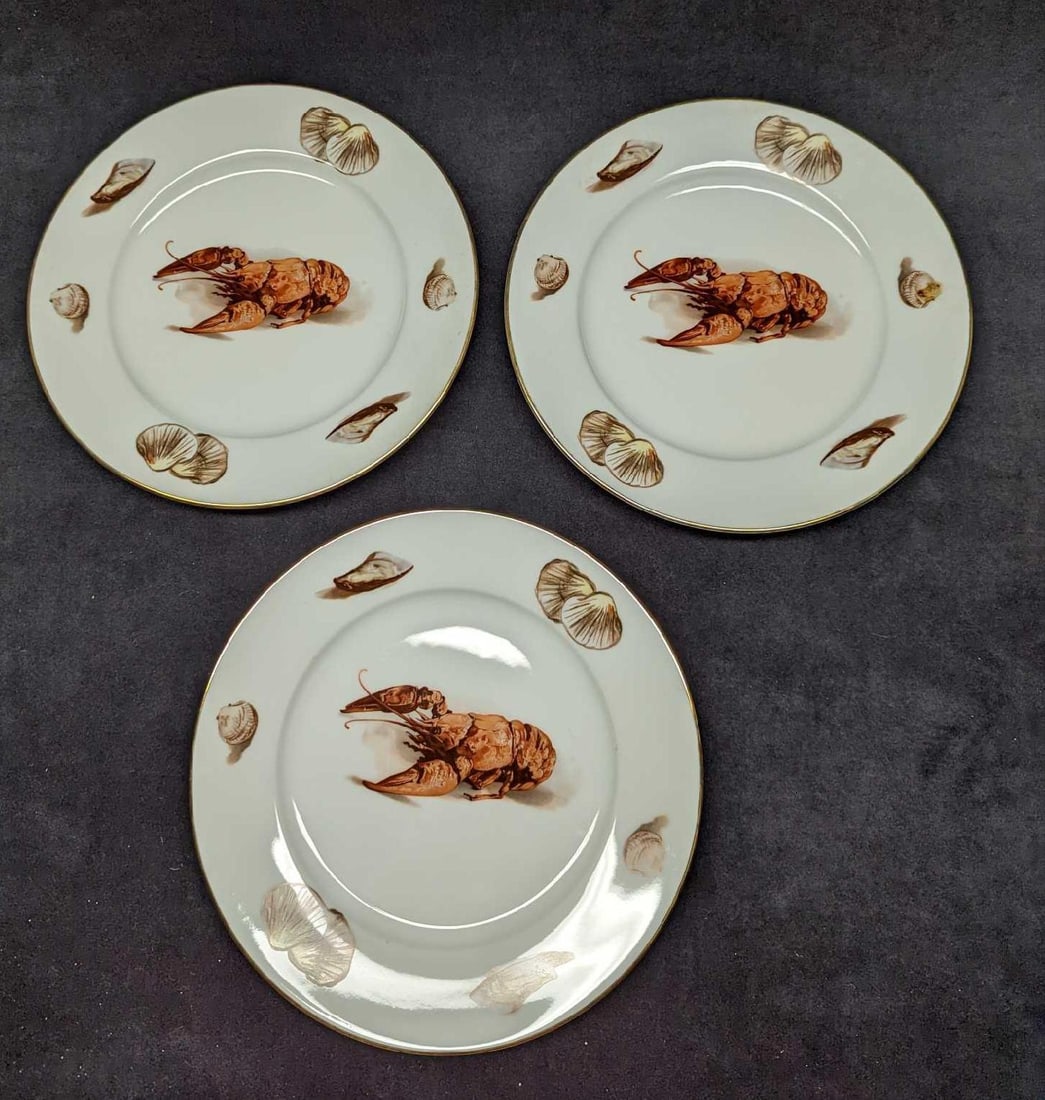 3 Rosenthal Classic Rose Collection Lobster Plates (1 of 7)