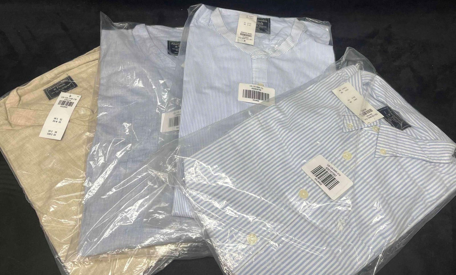 Four Abercrombie & Fitch Mens Sealed Button Ups (1 of 19)