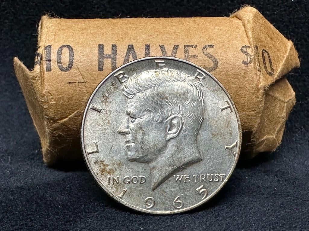 Original Roll of 1964-1969 Kennedy Half-Dollars (1 of 3)