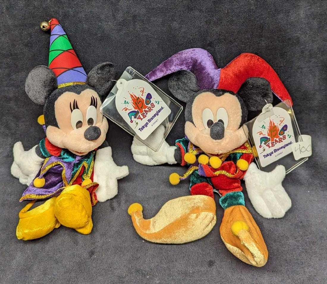 値下げ！Mickey MouseウッデンドールTOKYO Disney land Tokyo Disneyland Open Memorial 1983 Mickey Mouse Plush Doll