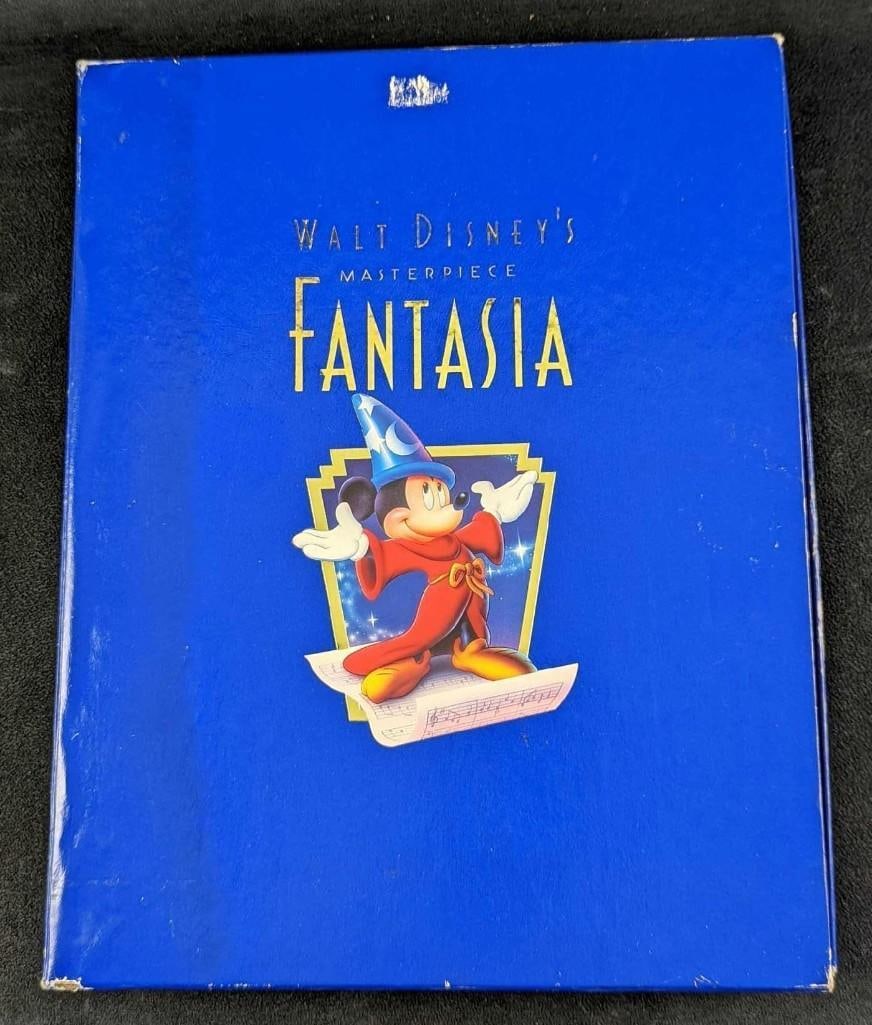 Disney Fantasia Deluxe Collectors Edition VHS: Disney Fantasia Deluxe Collectors Edition VHS. This Deluxe Collector's Edition Includes: A fully-restored FANTASIA video with special Hologram Insignia An exclusive Bonus Tape: FANTASIA: The Maki
