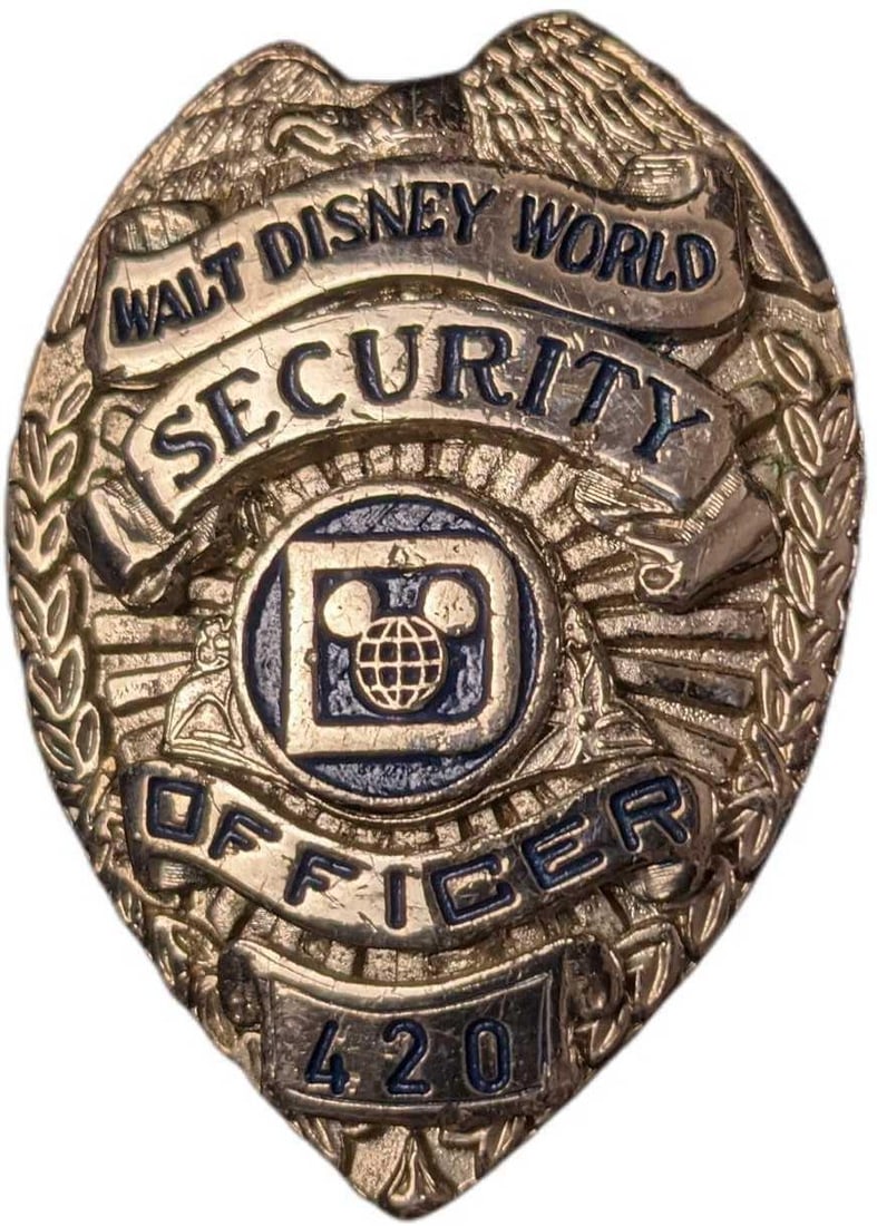 Early 1980s Disney World Female Security Badge (1 of 2)