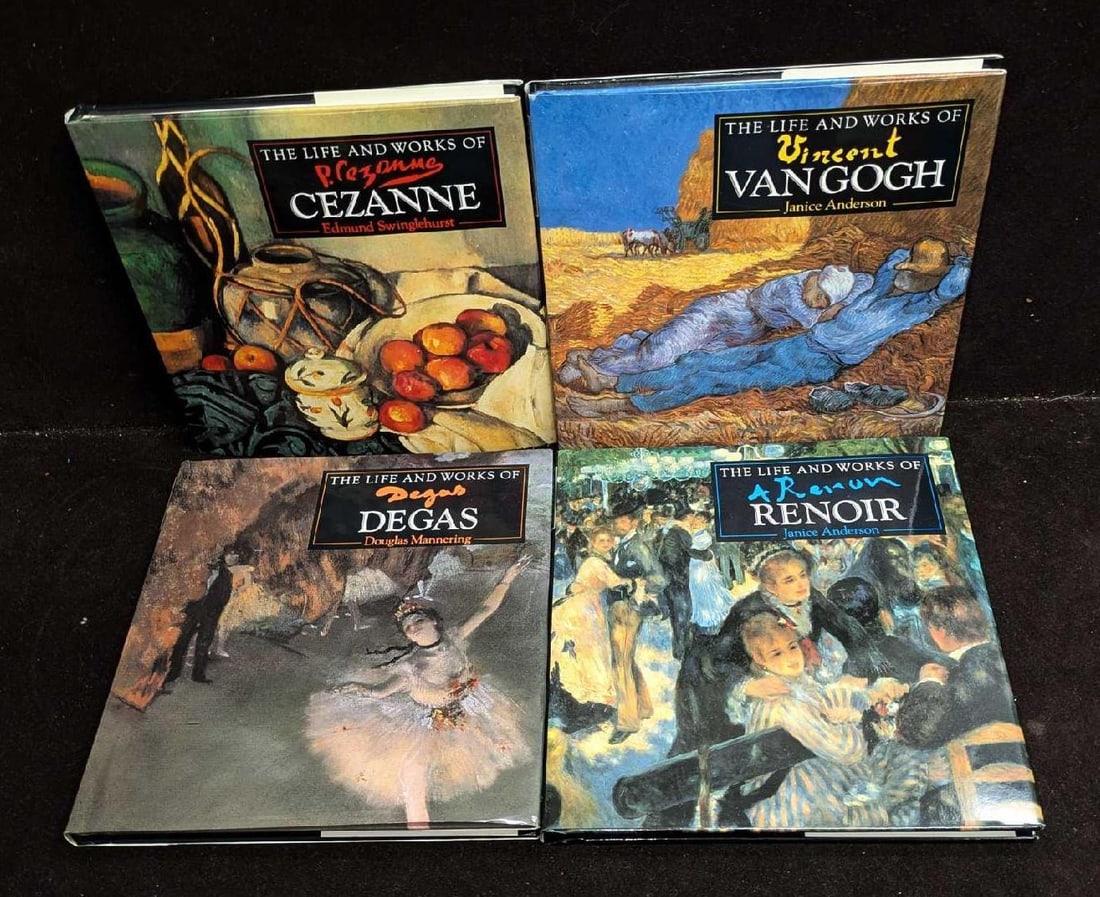 4 Hardcover The Life Of Works Of Great Artists Books (1 of 12)