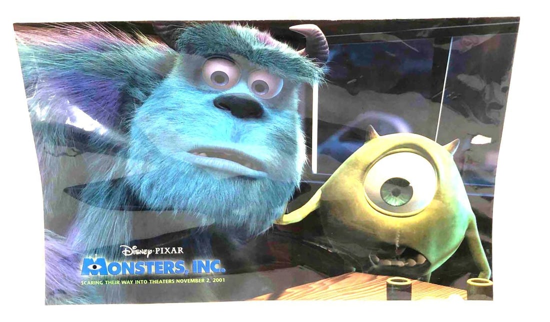 Original Walt Disney World Eyes & Ears Advertisement Book Monsters Inc Movie Poster/Ad (1 of 4)