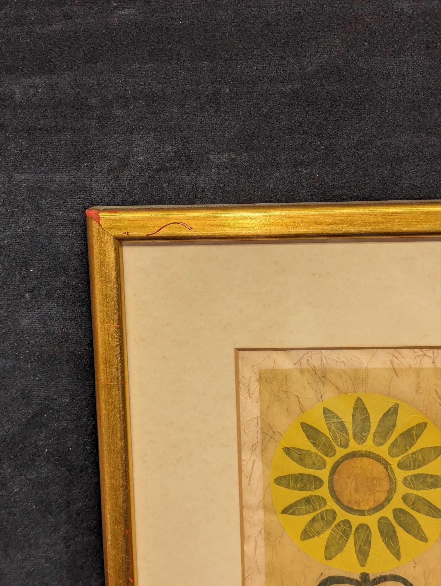 Framed S&N Textured Sunflowers Print (1 of 6)
