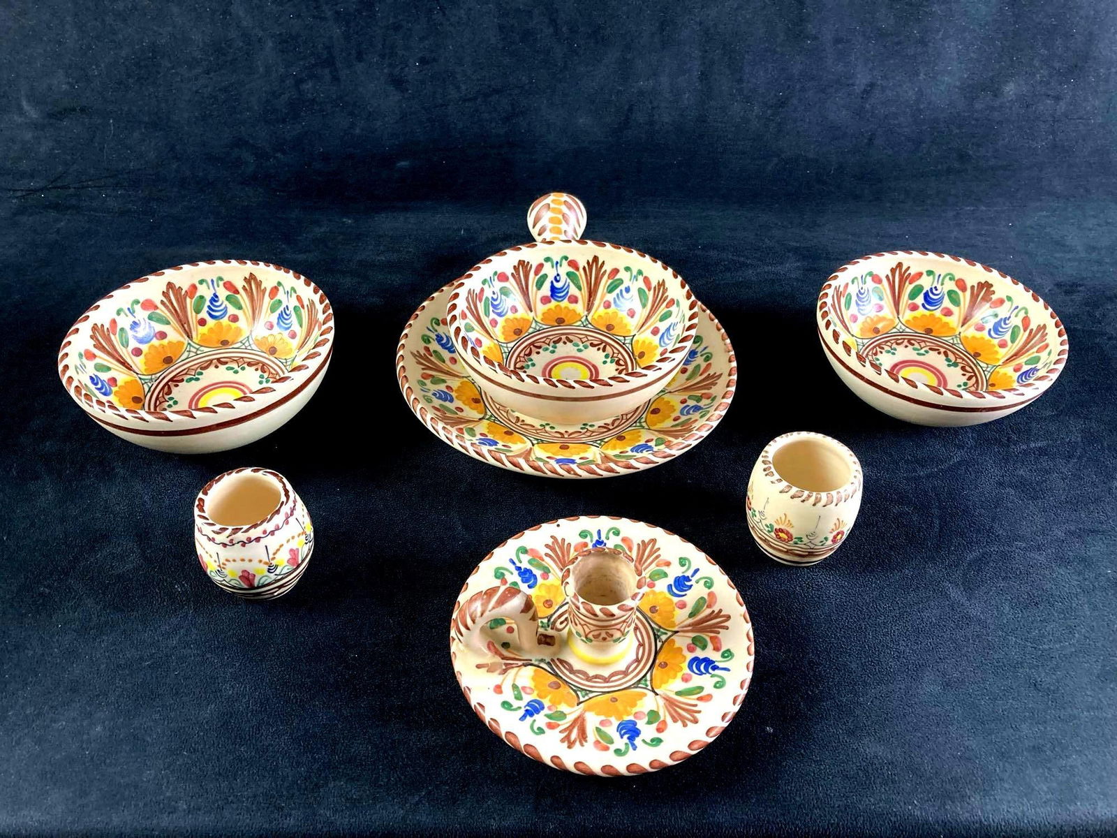 Set of (7) A.H. Puente Spanish Dishes (1 of 5)