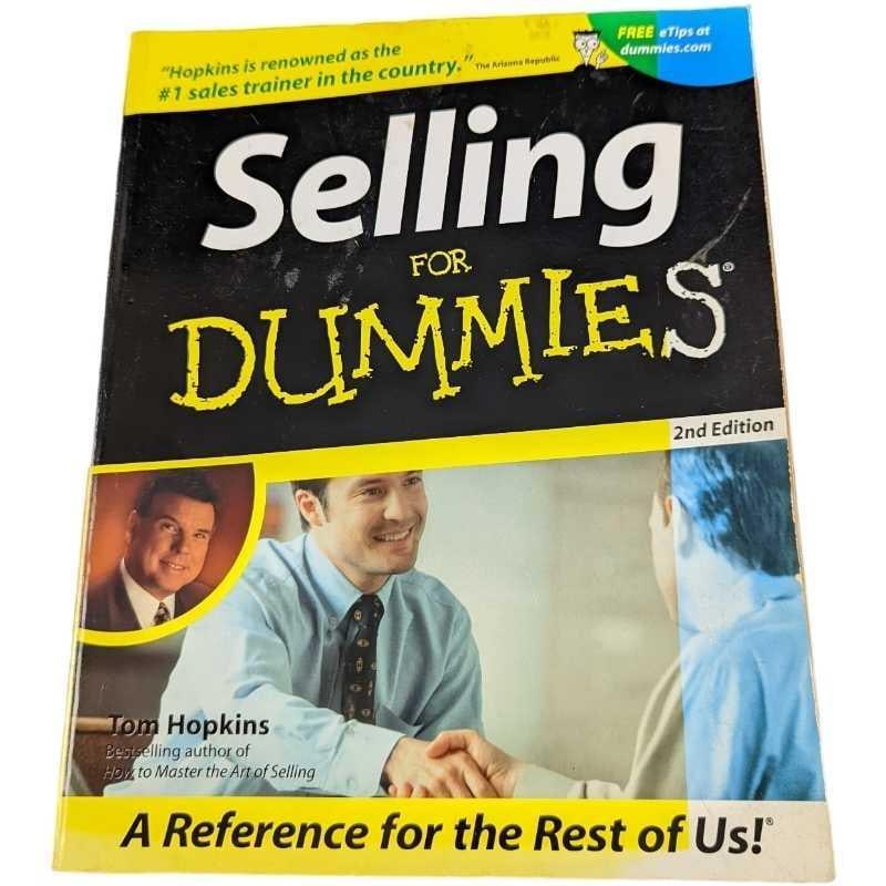 Selling For Dummies By Tom Hopkins Softcover: Selling For Dummies By Tom Hopkins. This was published by Wiley Publishing Inc (New Jersey) and copyrighted on 2001. The book is approx 7 3/8" x 3/4" x 9 1/4" and it weighs 1.26lb. The boo